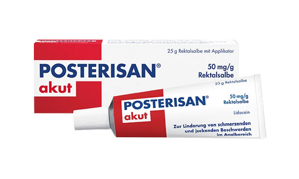 Posterisan® akut 50&thinsp;mg/g Rektalsalbe**